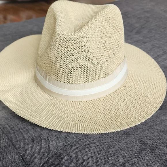 Vince Camuto Cream Woven Hat Vince Camuto Women main image 2